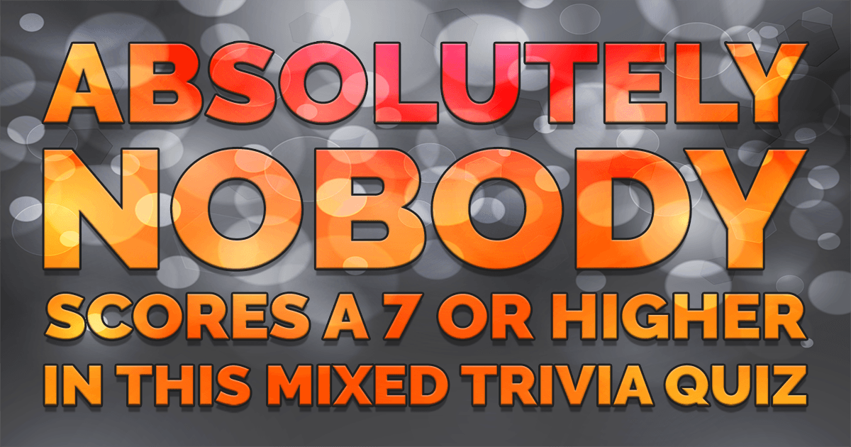 Mixed Trivia Quiz