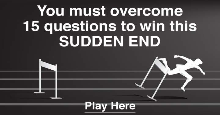 Banner for Sudden End Quiz