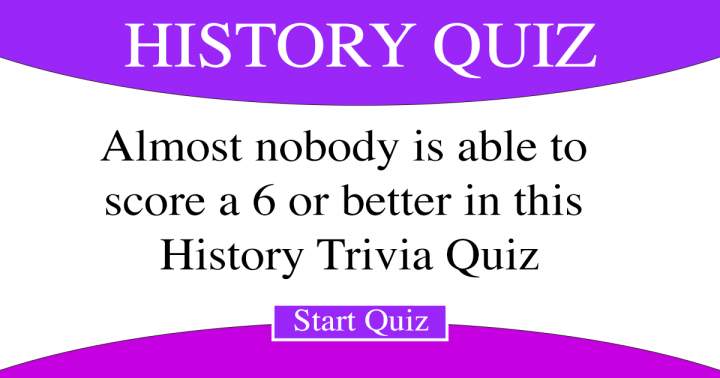 Banner for History Trivia Quiz