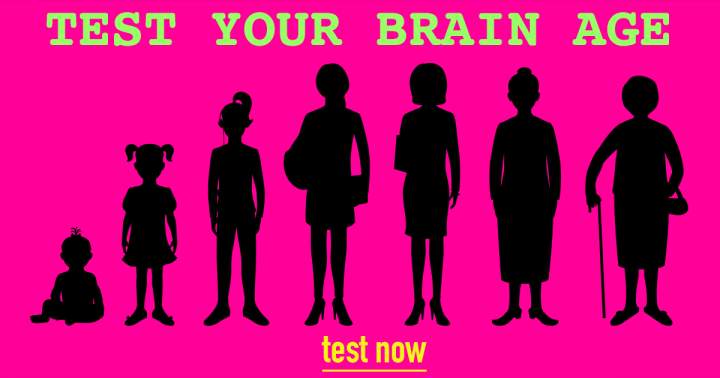 Banner for Evaluate your cognitive age.