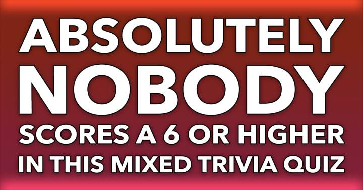 Banner for Trivia Quiz with a Mixture of Questions