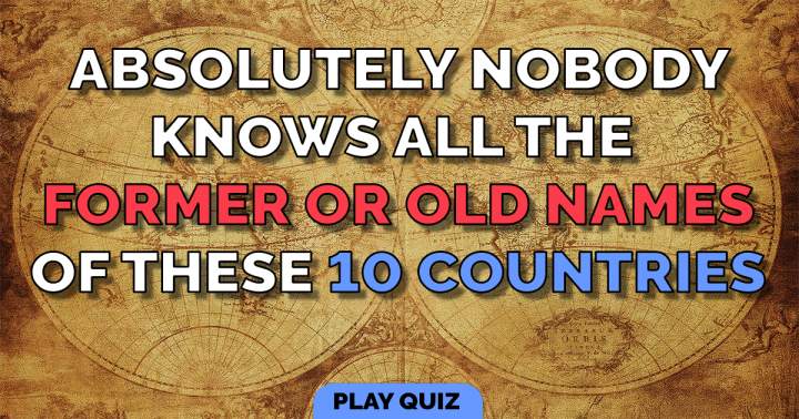 Banner for Quiz on the history of country names.