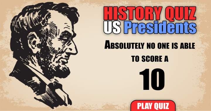 Banner for US Presidents History Quiz