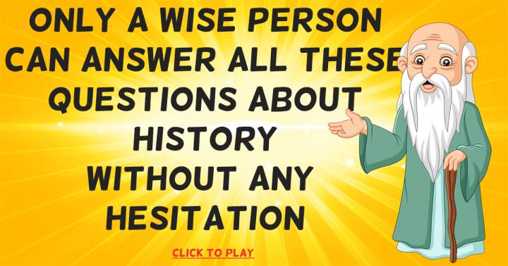 Banner for Quiz on historical events.