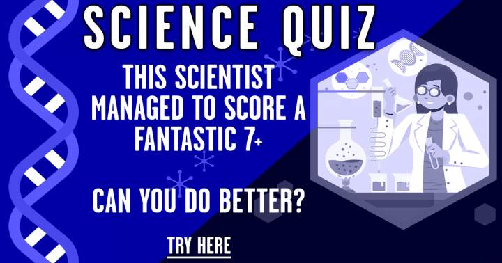 Banner for Science Quiz that is challenging.