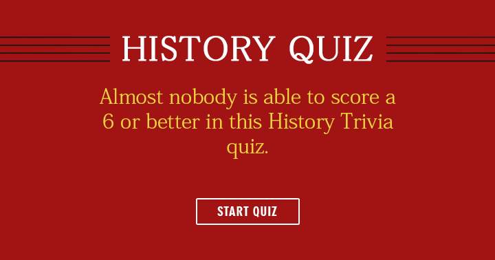 Banner for Trivia about historical events.