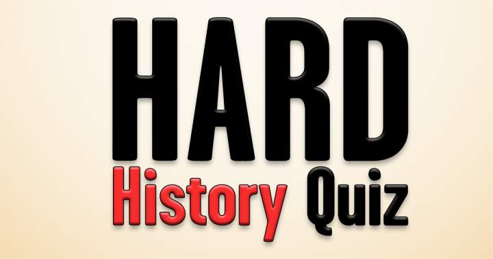 Banner for Difficult History Quiz.