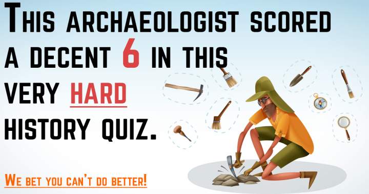 Banner for Archaeologists' Historical Quiz.