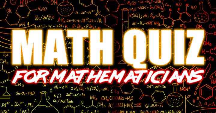 Banner for 'Mathematics Quiz for Mathematicians'