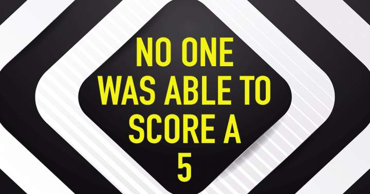 Banner for Can you achieve a score of 5+?