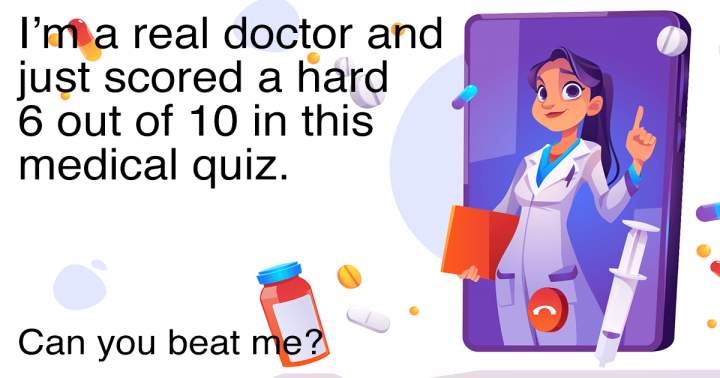 Banner for Quiz for doctors in the medical field.