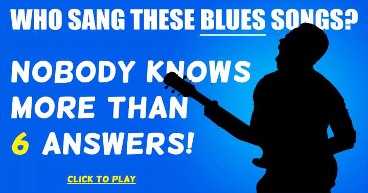 Banner for Which artist performed these blues songs?