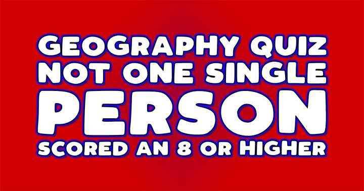 Banner for 'Quiz that Tests Your Geography Skills'