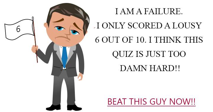 Banner for Only a few among us will score a 7 or better in this sickening quiz 