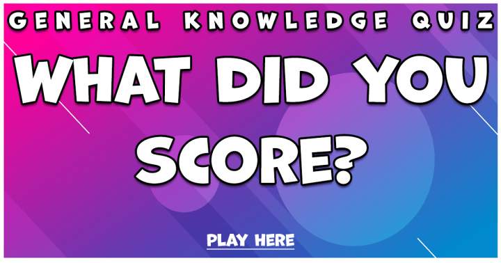 Banner for Quiz on General Knowledge