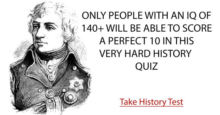 Banner for 'Extremely challenging history quiz'