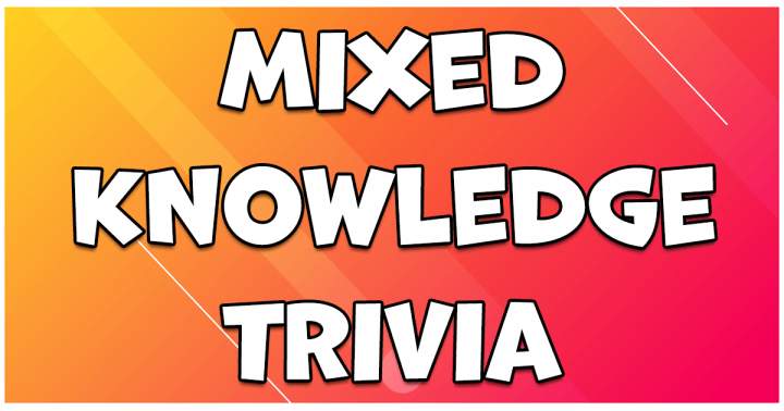 Banner for Trivia on a blend of diverse knowledge