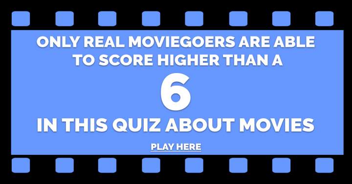 Banner for Quiz about movies.