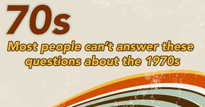 Banner for Quiz about the '70s.