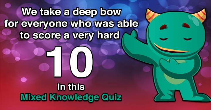 Banner for Quiz with a blend of different knowledge.