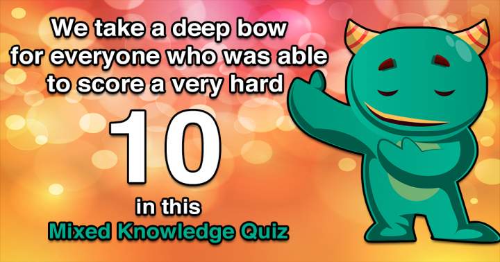 Banner for Quiz of Mixed Knowledge