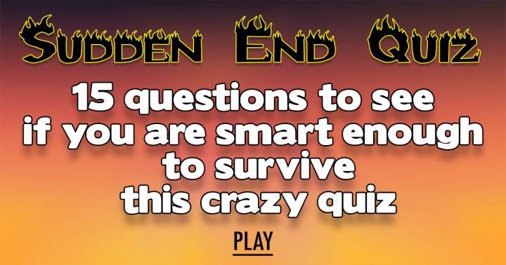 Banner for Quiz Ending Abruptly