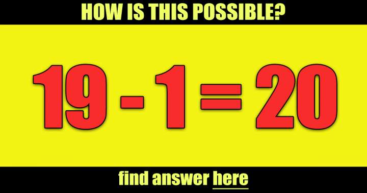 Banner for Are you aware of the solution to this math puzzle?