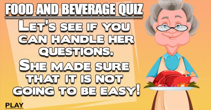 Banner for 'Food & Beverages Quiz'