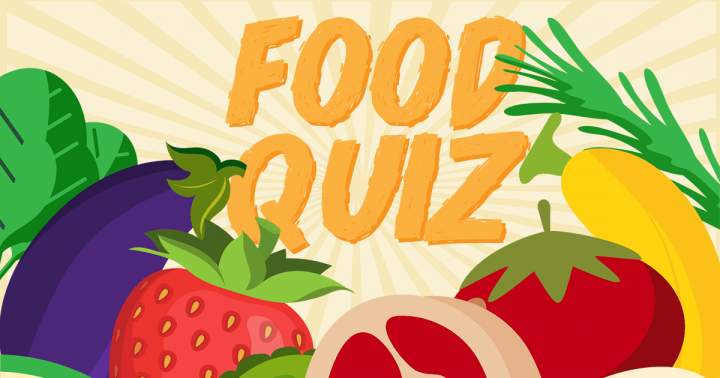 Banner for Quiz about food.