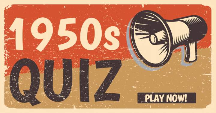 Banner for Quiz on the 1950s.