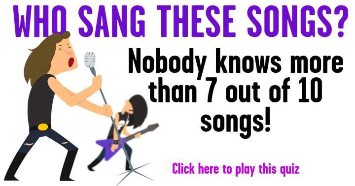 Banner for Can you identify the singers of these songs?