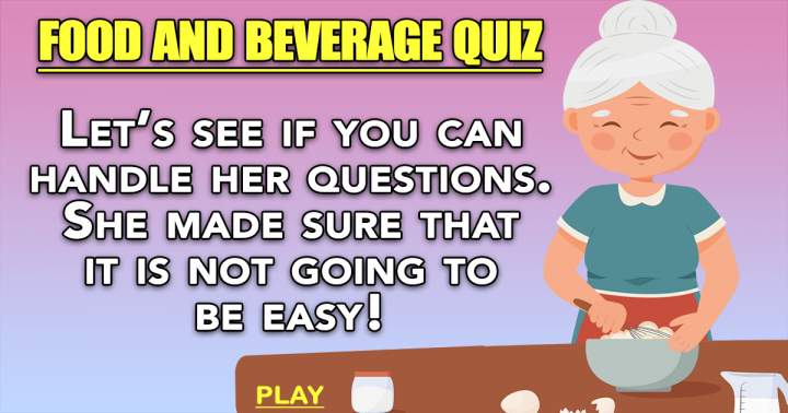 Banner for Quiz on Food and Beverage