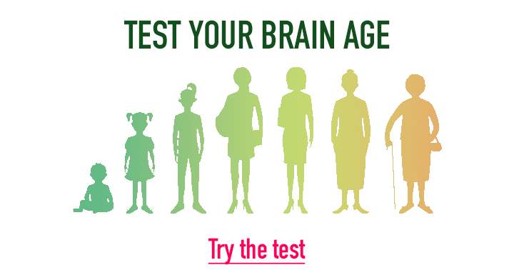 Banner for Test your brain age