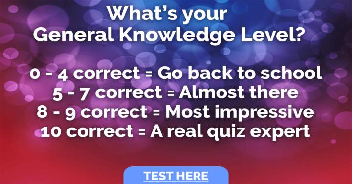 Banner for Test of General Knowledge