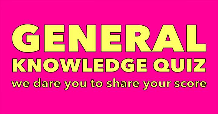 Banner for Quiz on General Knowledge