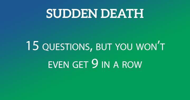 Banner for Sudden Death Quiz