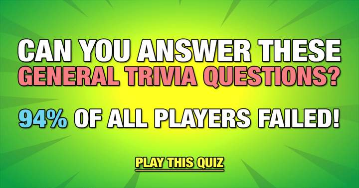 Banner for Trivia questions of a general nature.