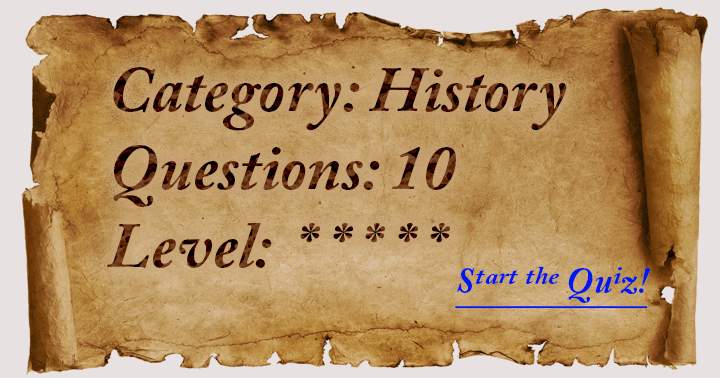 Banner for History - Hard level.