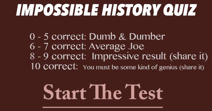 Banner for 'Unanswerable History Quiz'