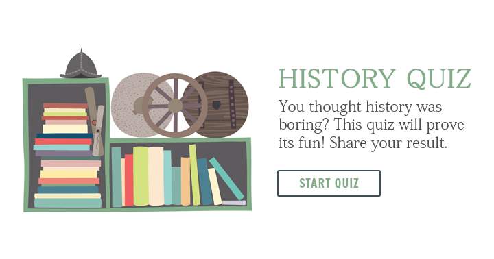 Banner for Discover how history can be fascinating with this entertaining quiz!