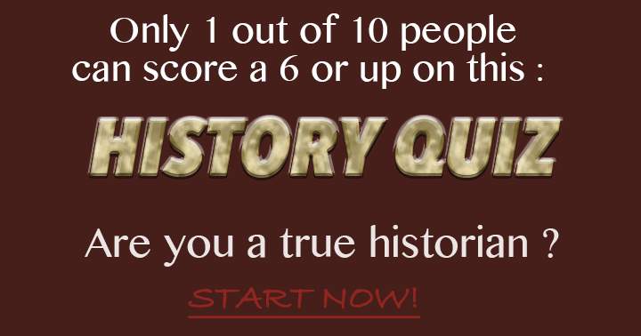 Banner for Take the challenge and prove yourself as a genuine historian.