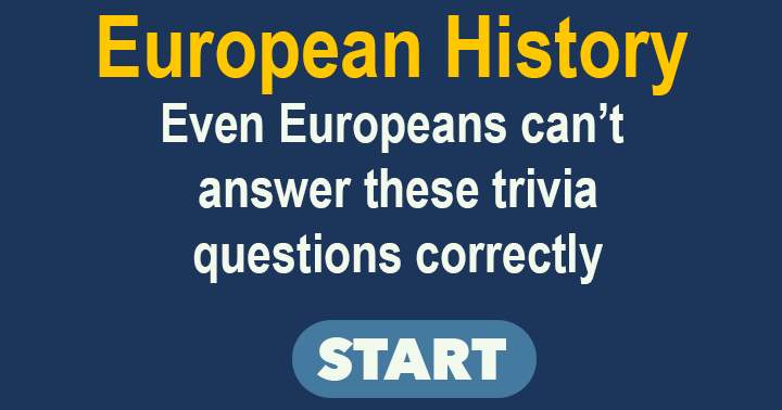 Banner for This quiz about History is difficult even for European citizens.