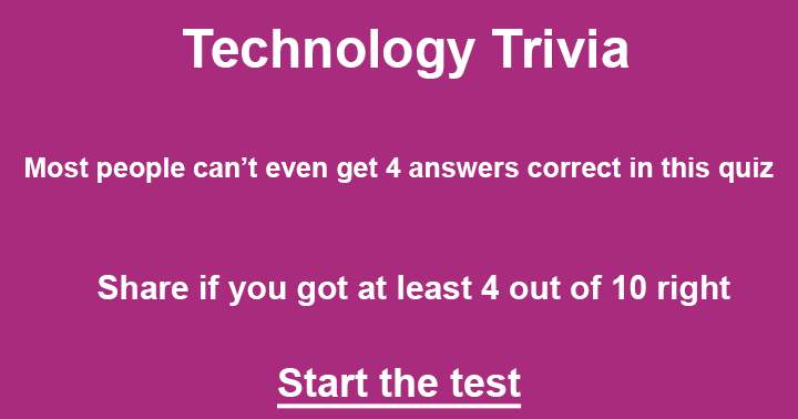 Banner for The real tech heads among us can take this 10-question quiz.