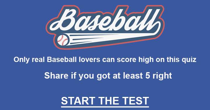 Banner for A set of 10 questions designed for every Baseball enthusiast.