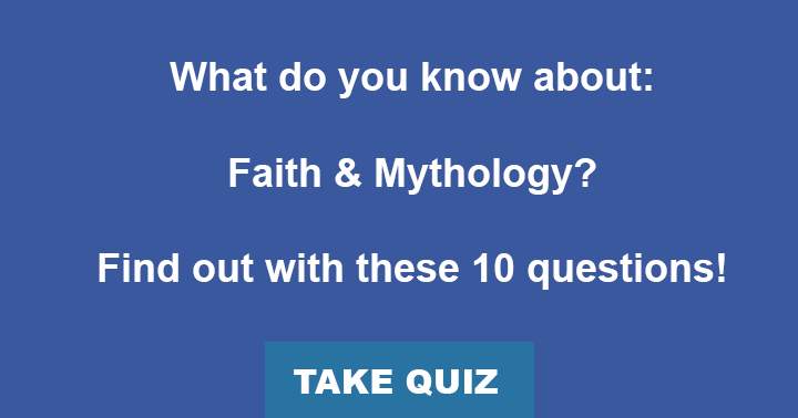 Banner for 'Inquire about Faith & Mythology with 10 thought-provoking questions!'