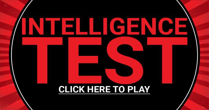 Banner for Play our Intelligence Test by clicking here.