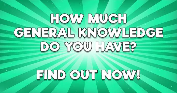 Banner for General Knowledge Quiz with a Fun Twist