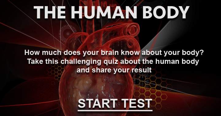 Banner for Test your brain's knowledge about your body and share your result.