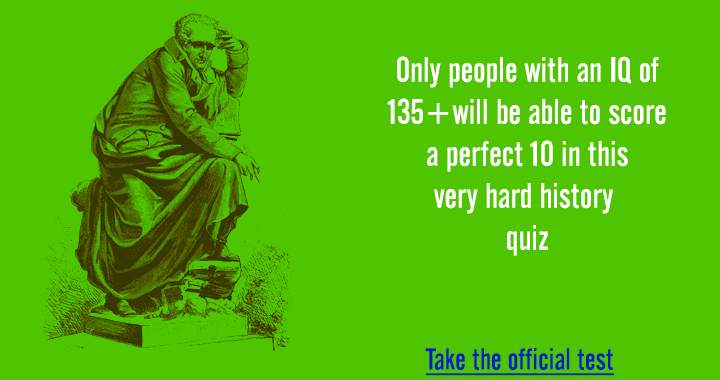 Banner for Is your IQ 135 or u? 