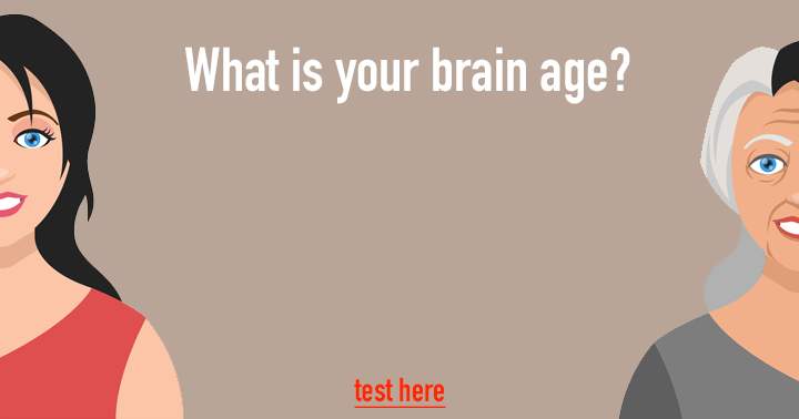 Banner for What age is your brain?